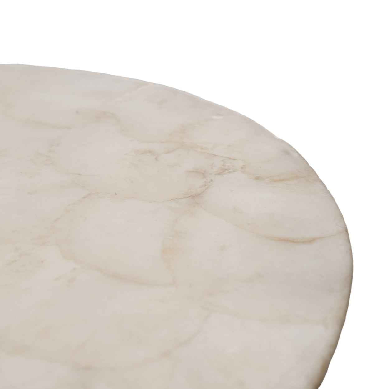 The Mother of Pearl Coaster - White