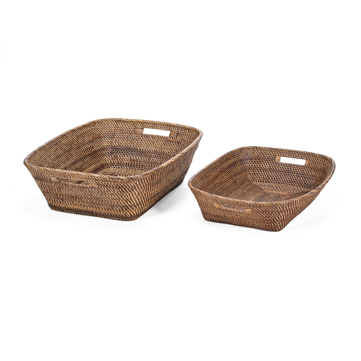 The Hannah Laundry Basket Natural Brown M