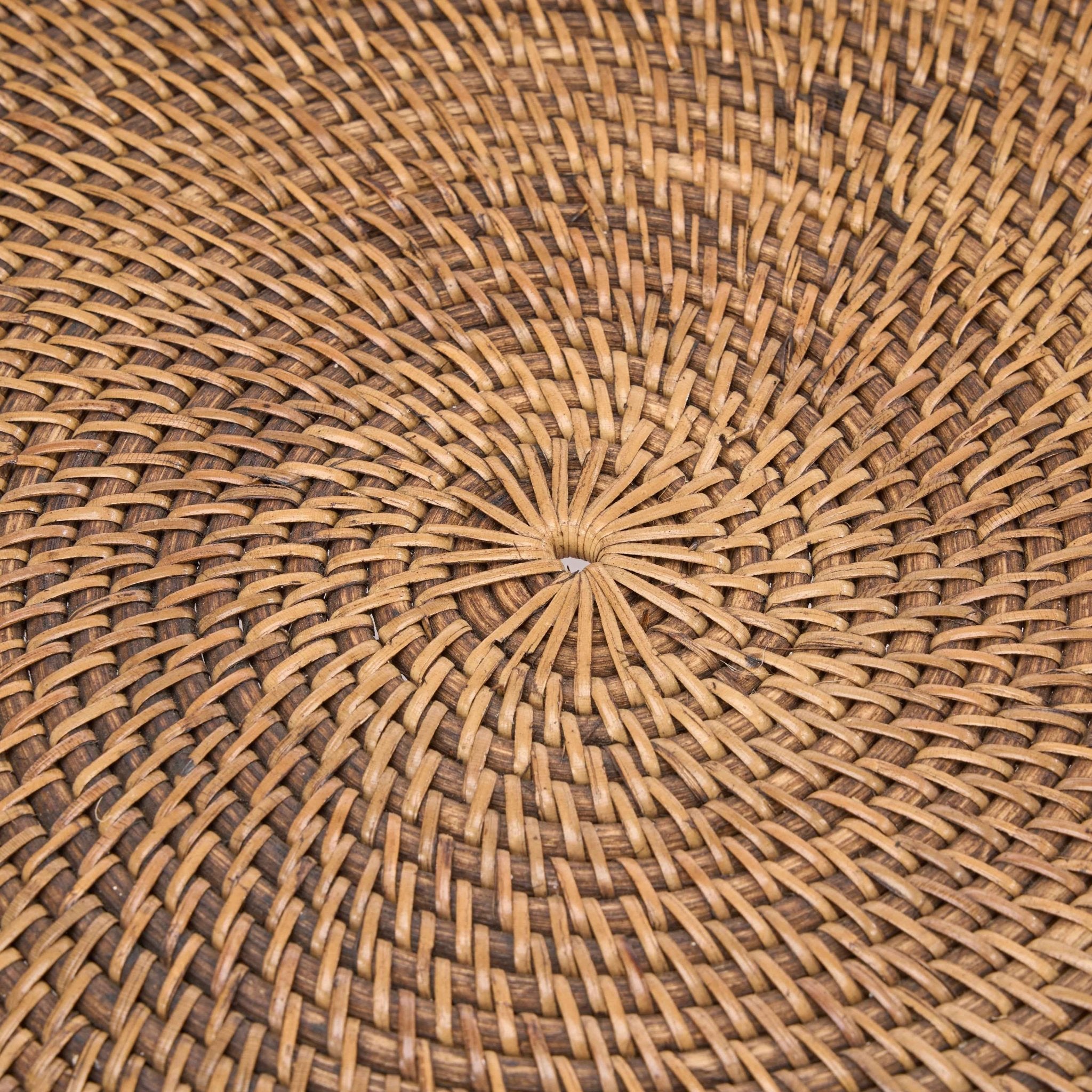 The Rattan Rise Tray - Natural Brown - Bambuá