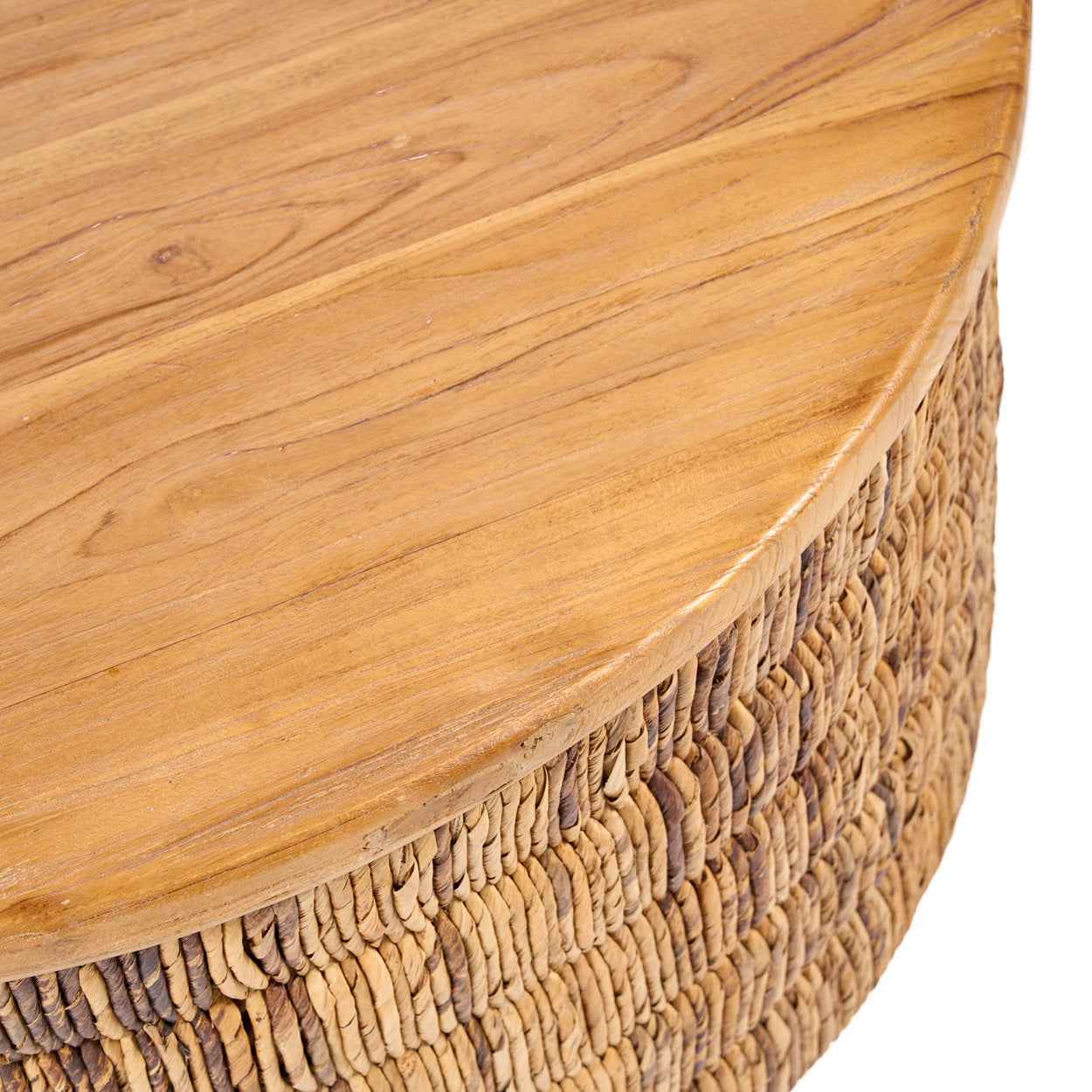 Abaca Round Natural Magani Coffee Table - Natural - Bambuá