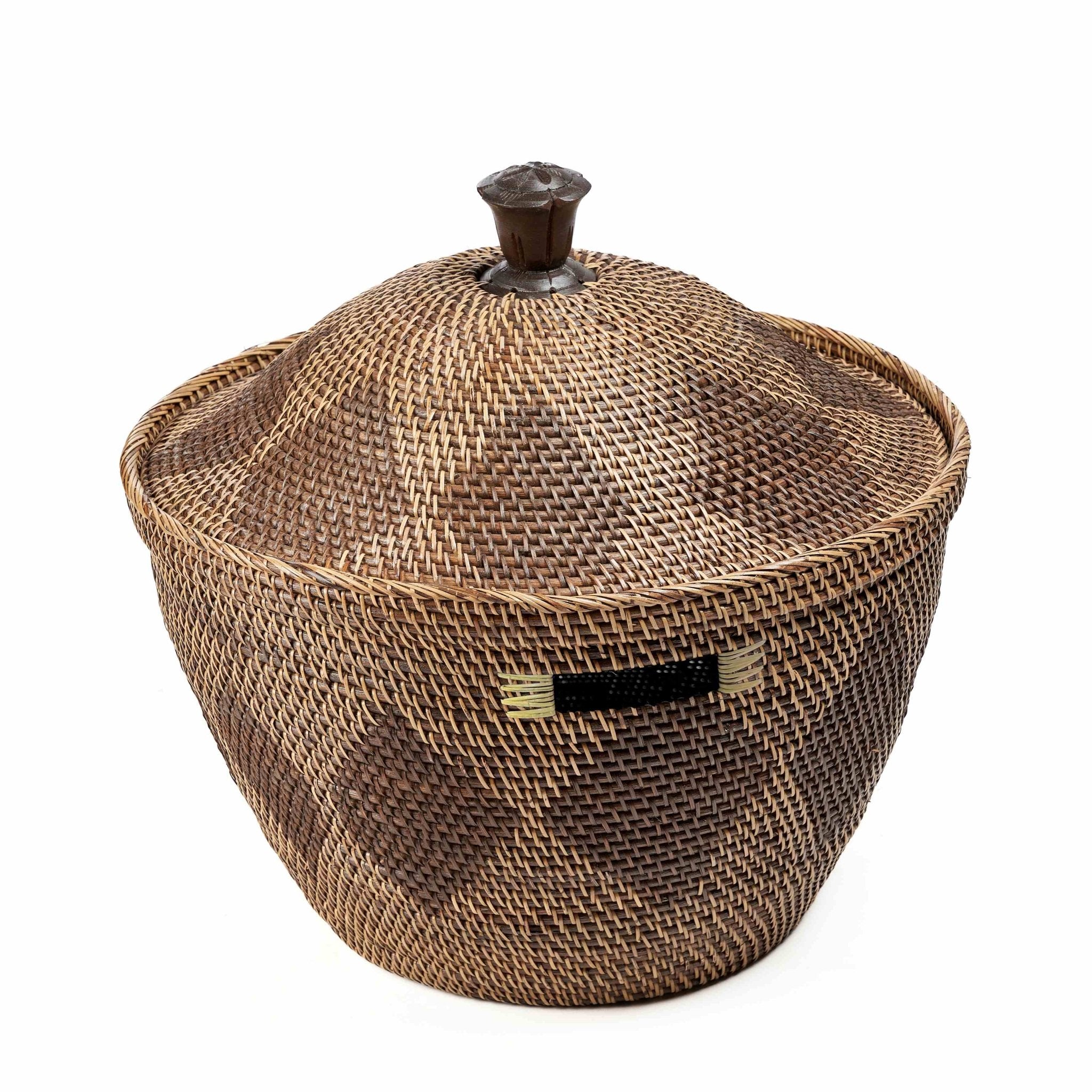 The Storage Crown Basket - Natural Brown - Bambuá