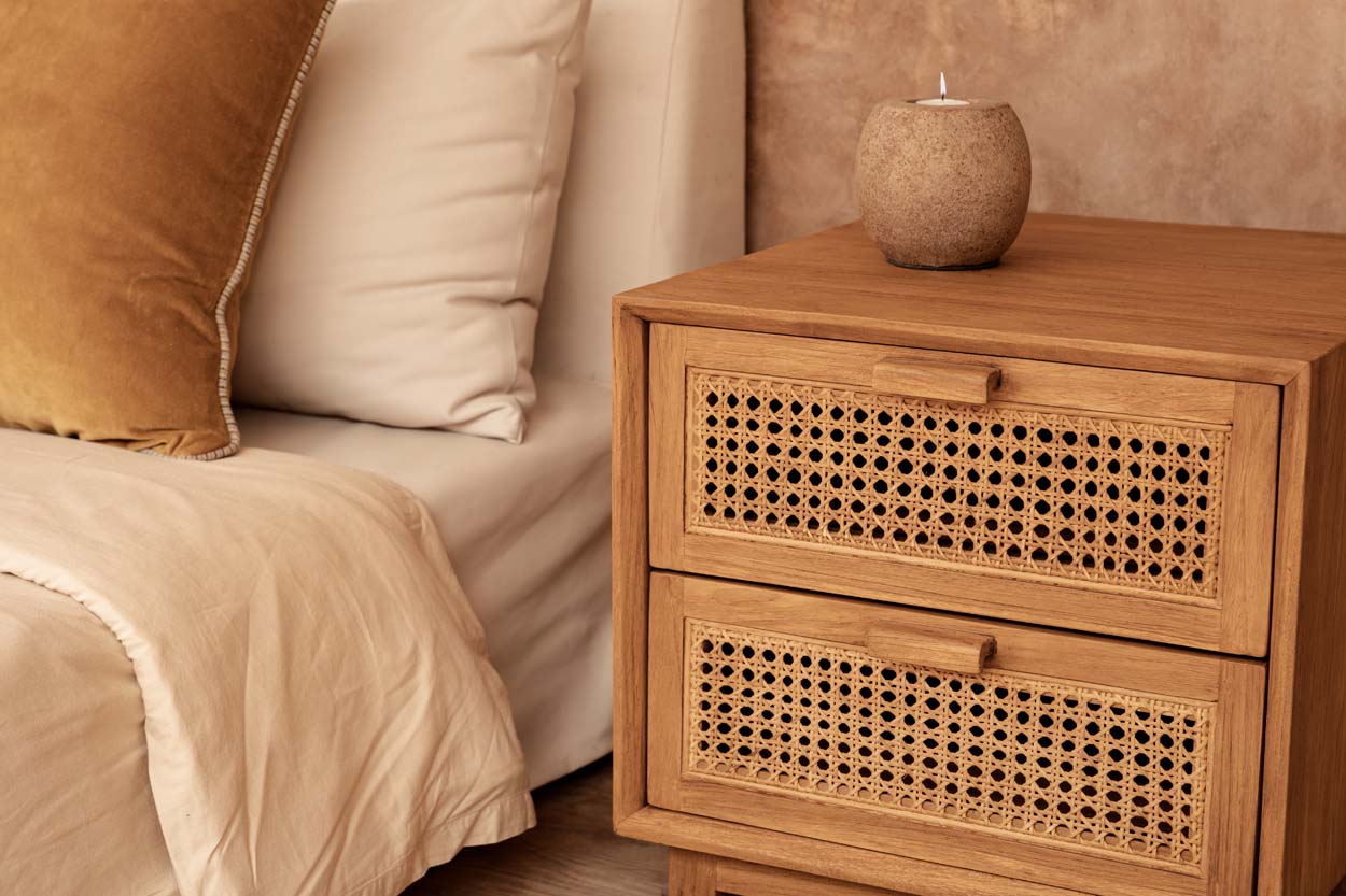 The Harmony Nightstand - Natural