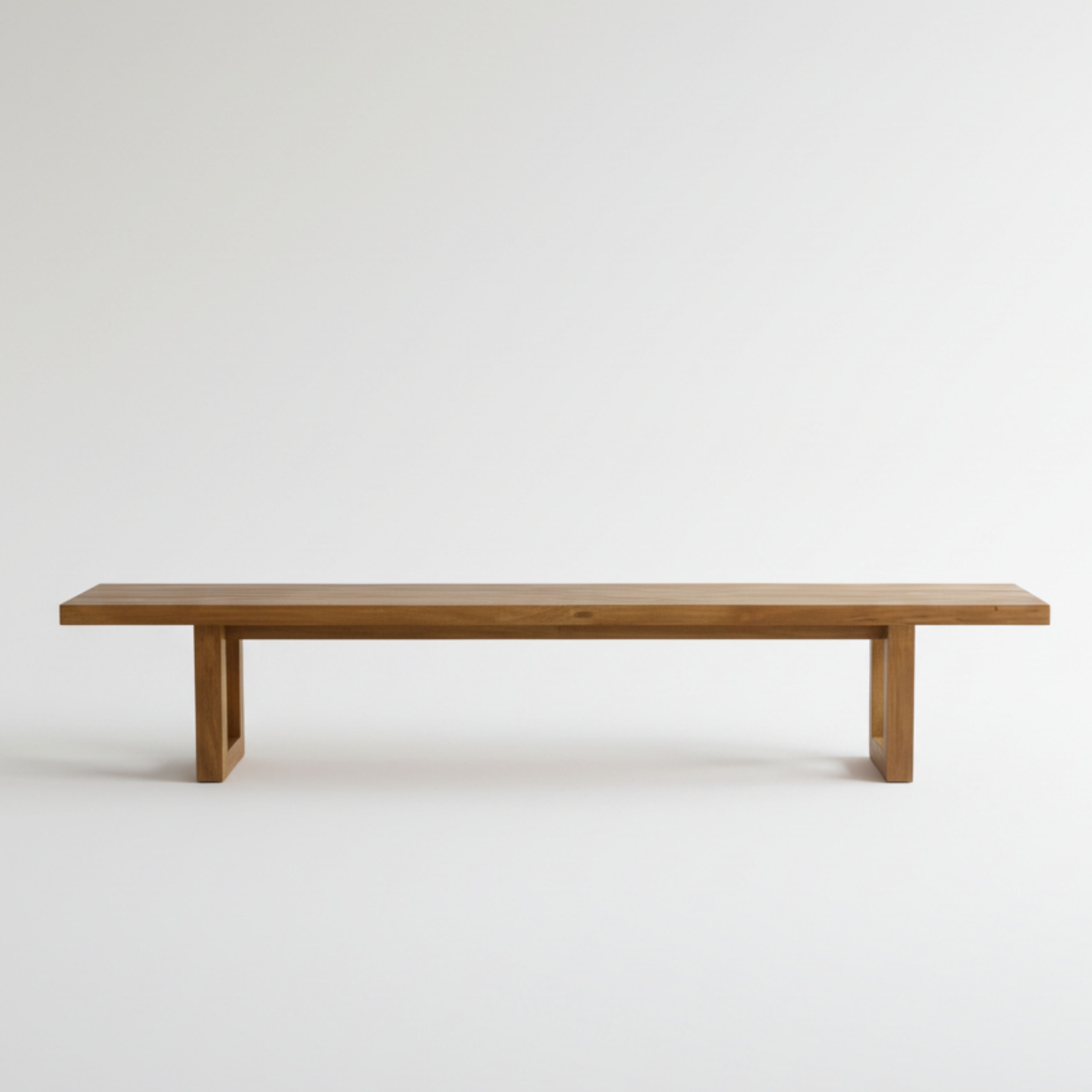 The Bench With Square Foot - Natural - 220
