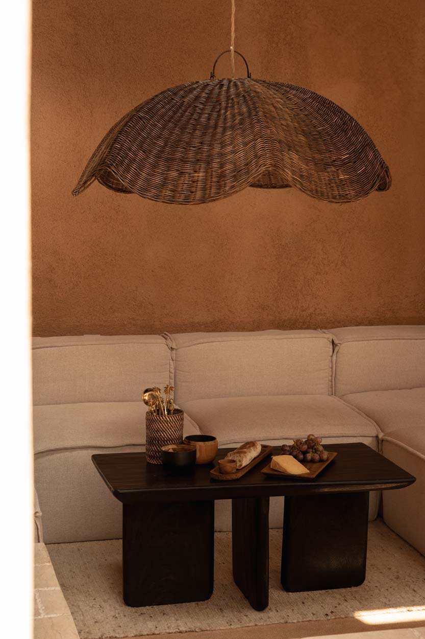 The Wave Pendant - Dark Walnut - L - Bambuá