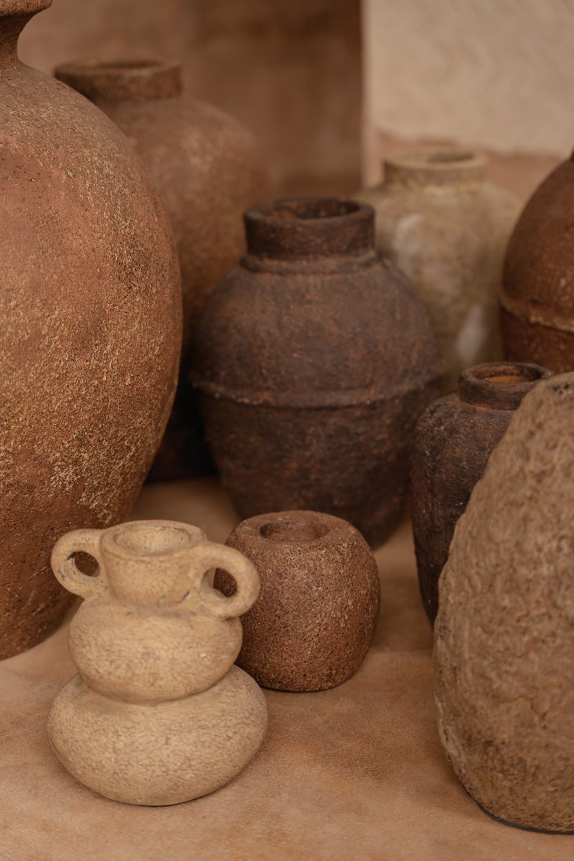 The Earthen Balance Vase - Sand - S - Bambuá