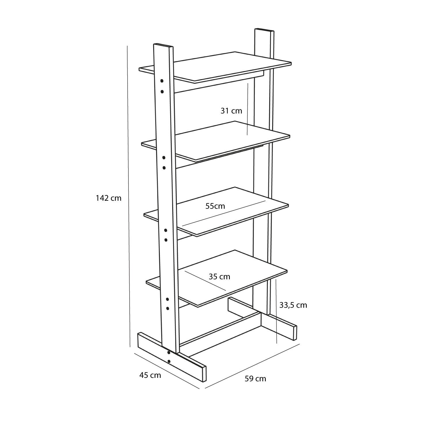 Forma Shelf Unit Natural - Bambuá
