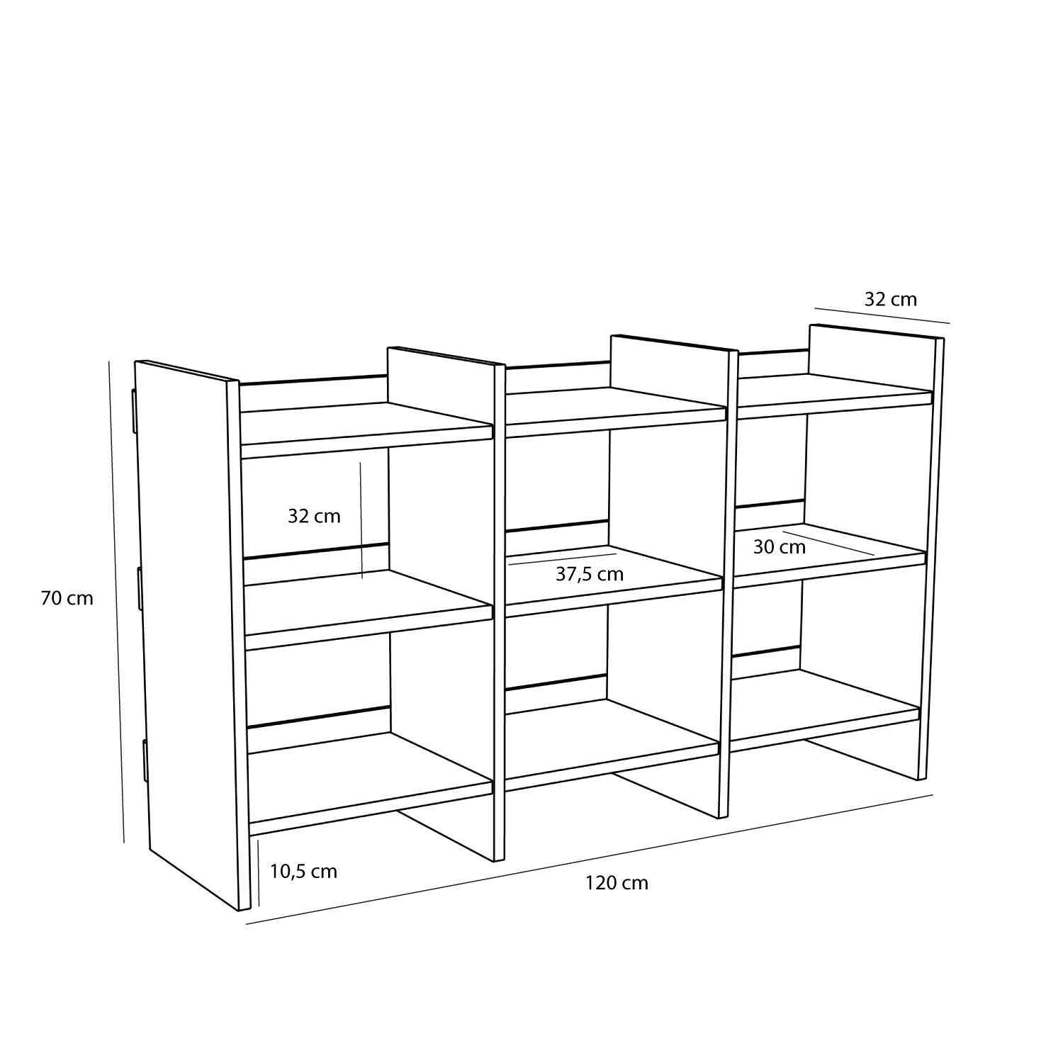 Momentum Shelf Unit Natural