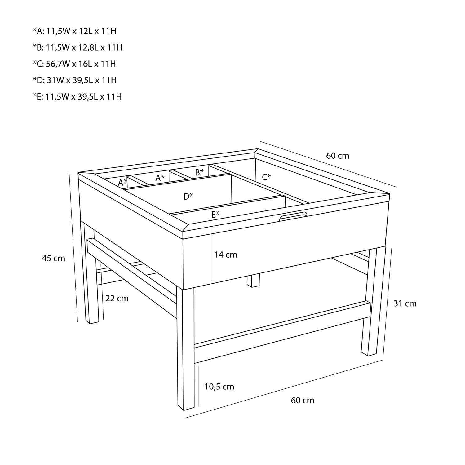 Glitz Coffee Table Natural