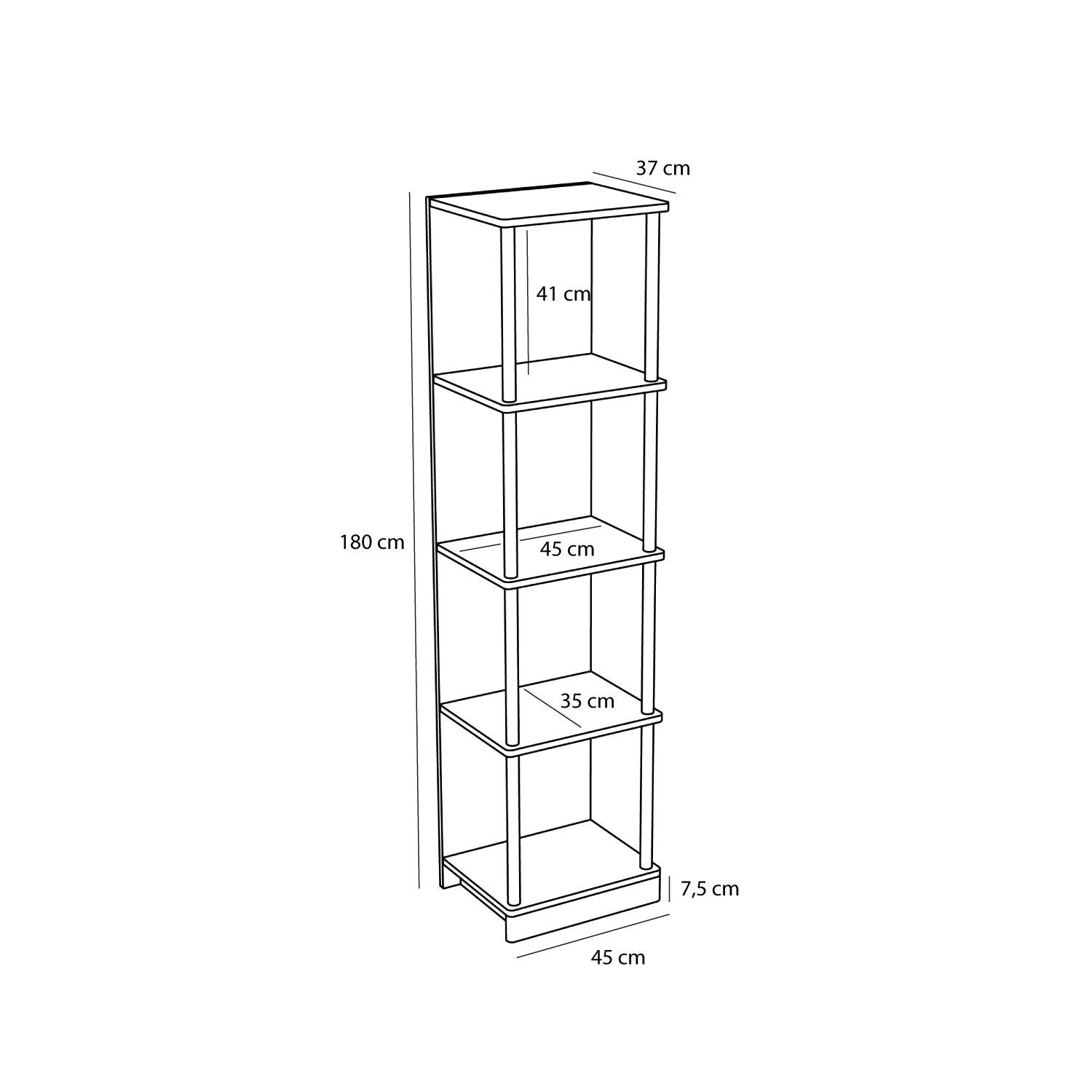 Noblesse Shelf Unit Natural - Bambuá