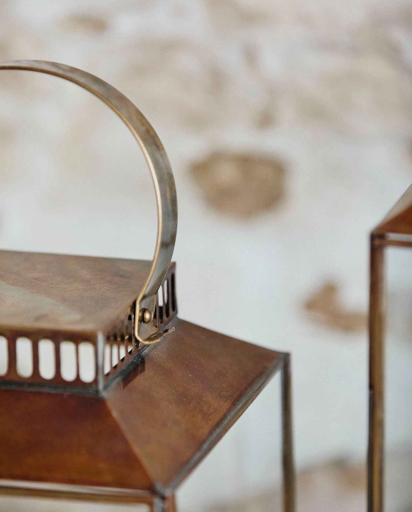 BITRA lantern, S - brass