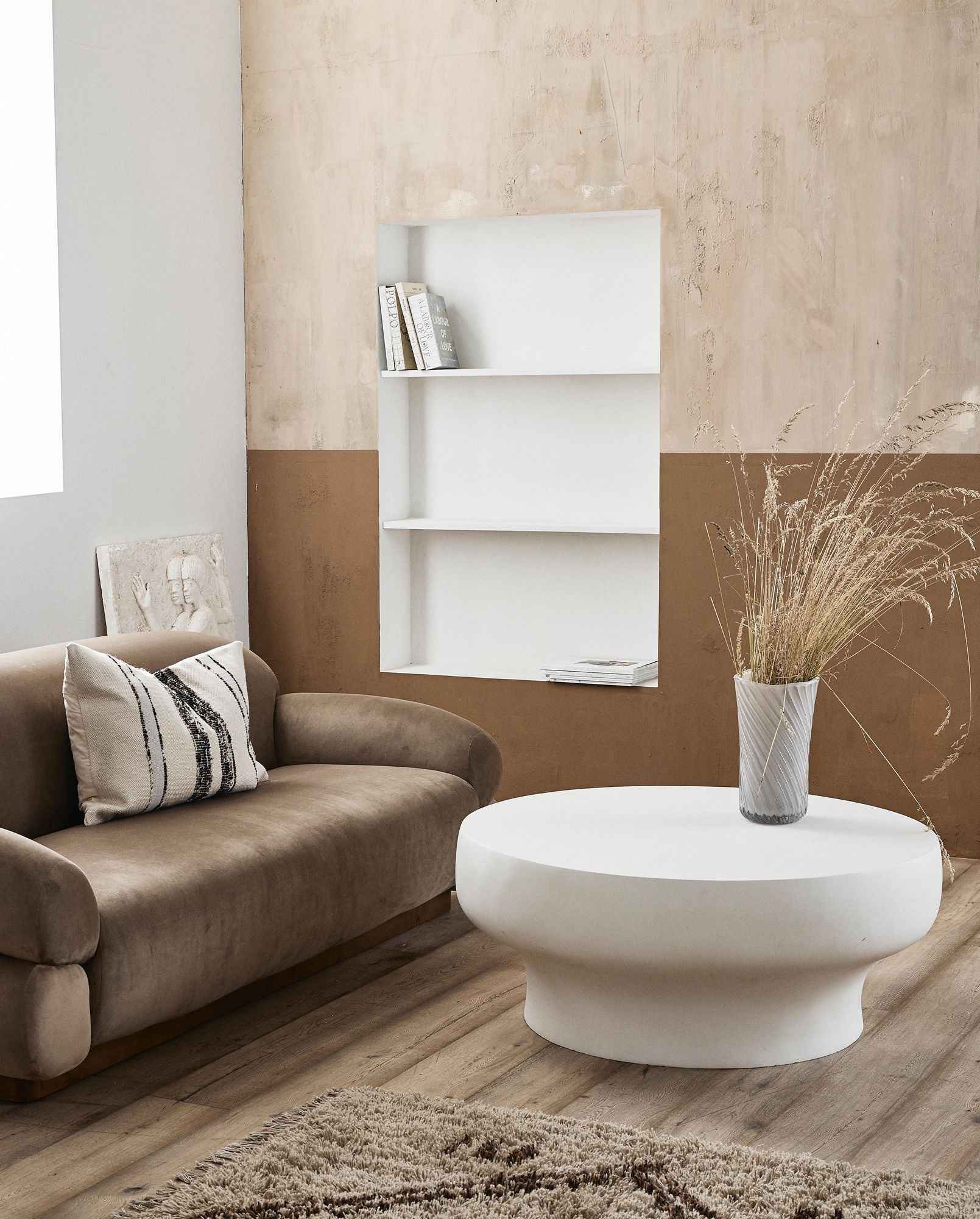 HELLE vase, glass - off white