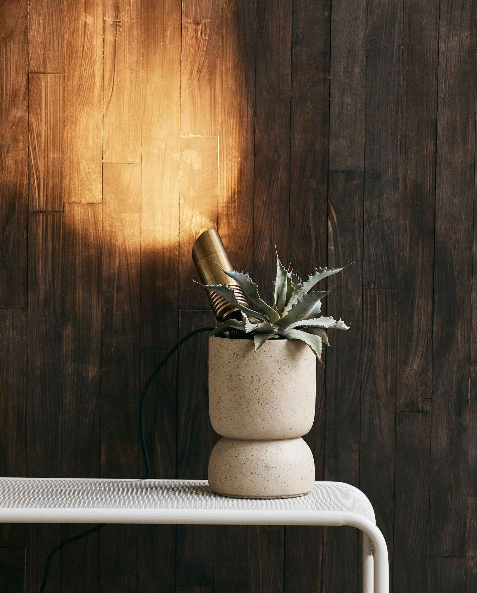 BRAGI lamp for outdoor, spike - brass