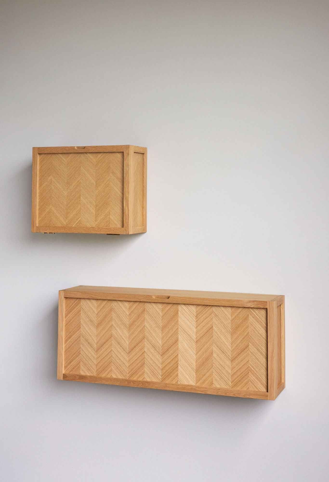 Hübsch Herringbone Shoe Cabinet Natural