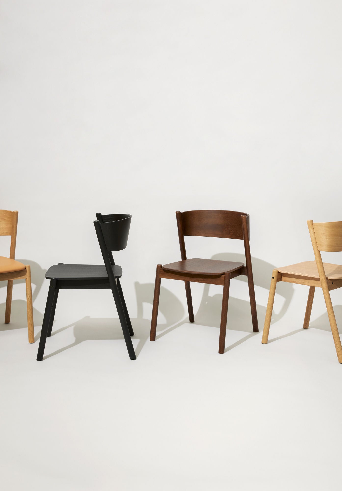 Oblique Dining Chair Black - Bambuá