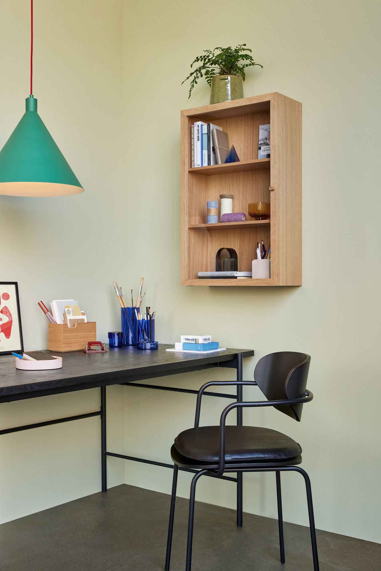 Hübsch Panorama Wall Cupboard Natural