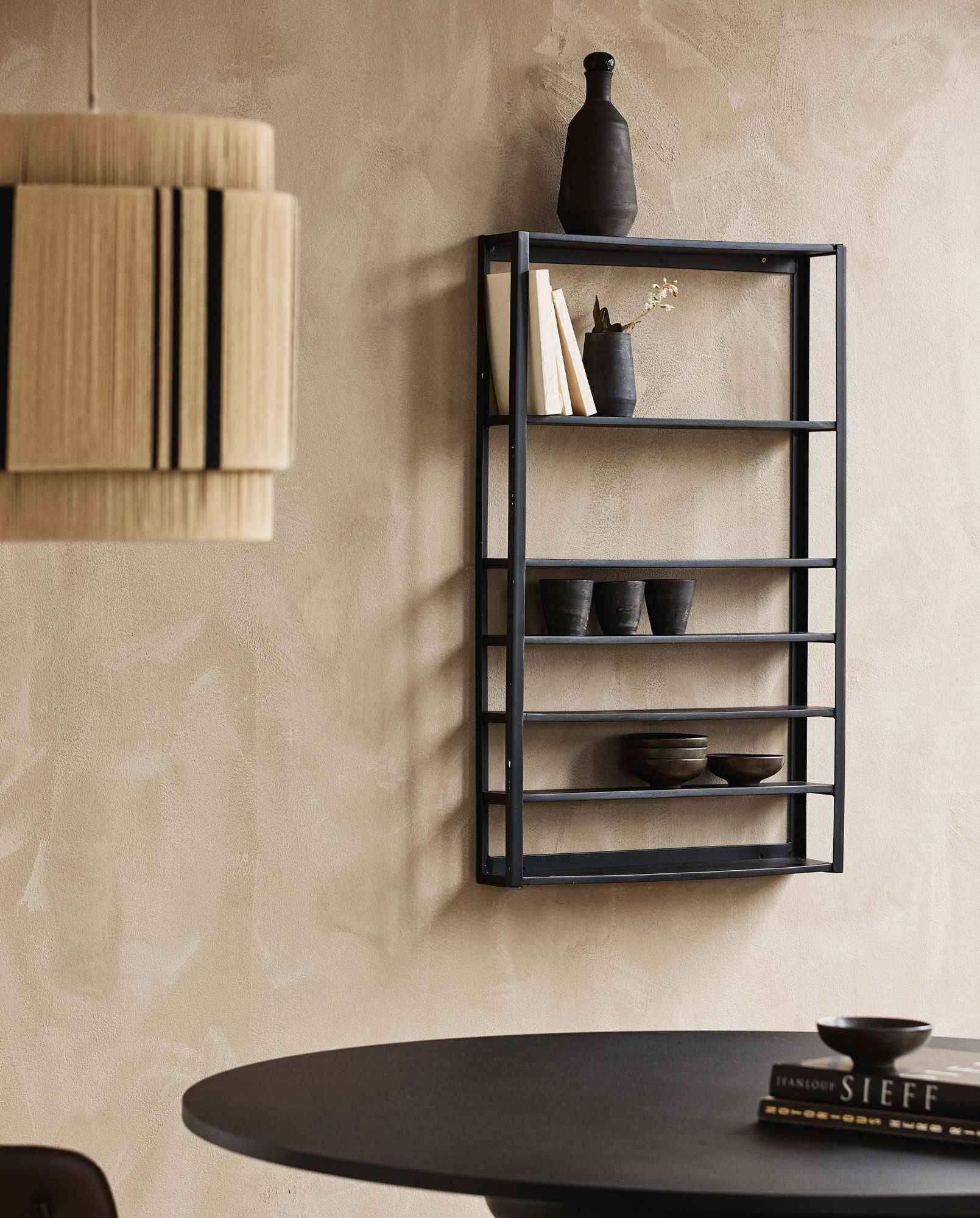 ZAROS shelf - black