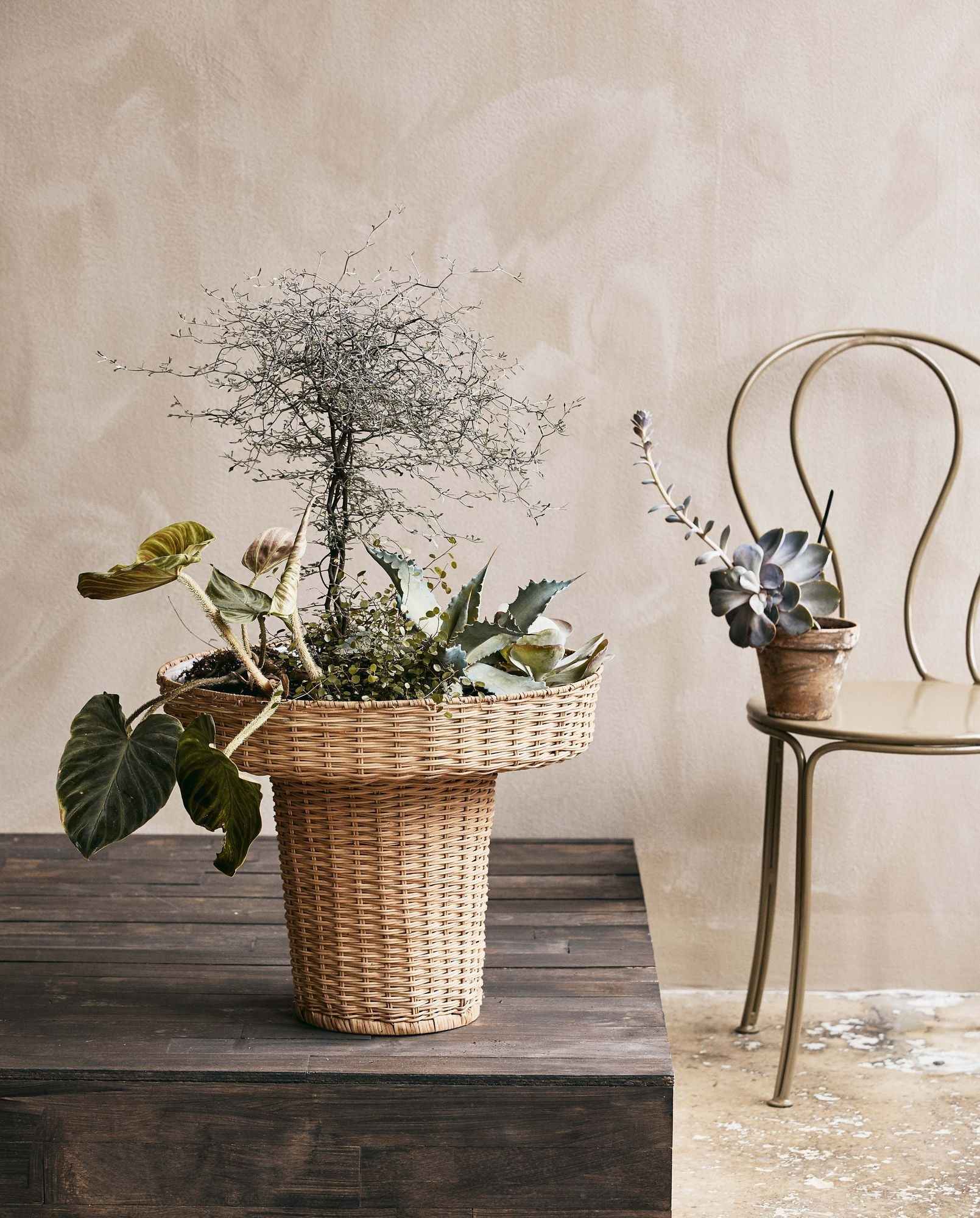 LAURIE flowerpot, tall - nature - Bambuá