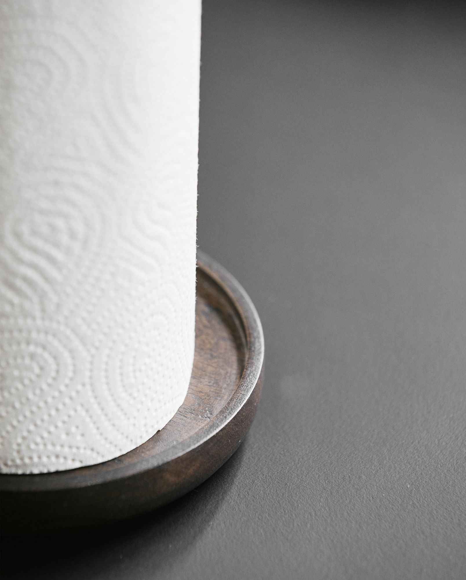 PIPER paper towel holder, wood - nature