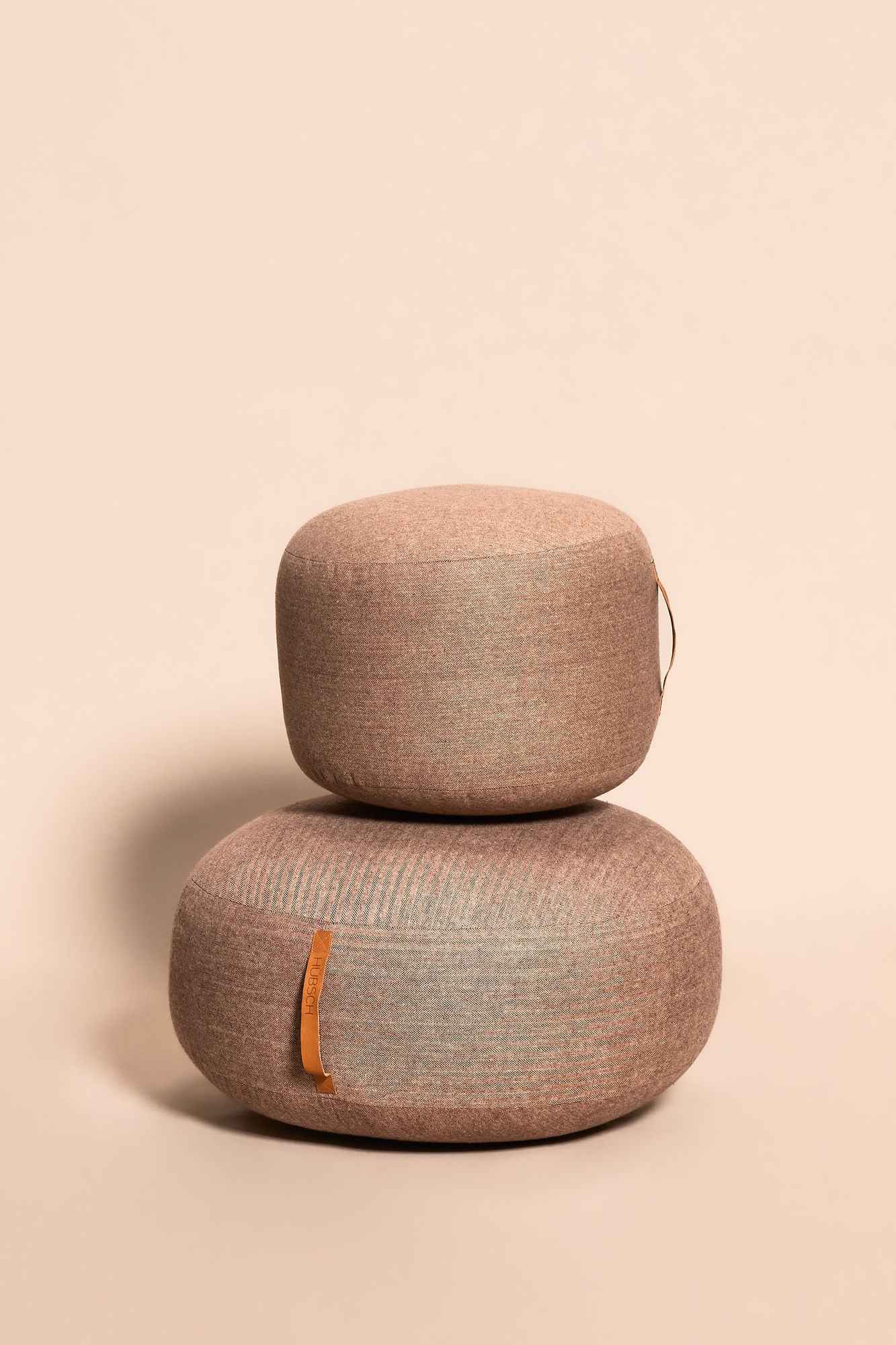 Mochi Pouffe Ø50 Brown