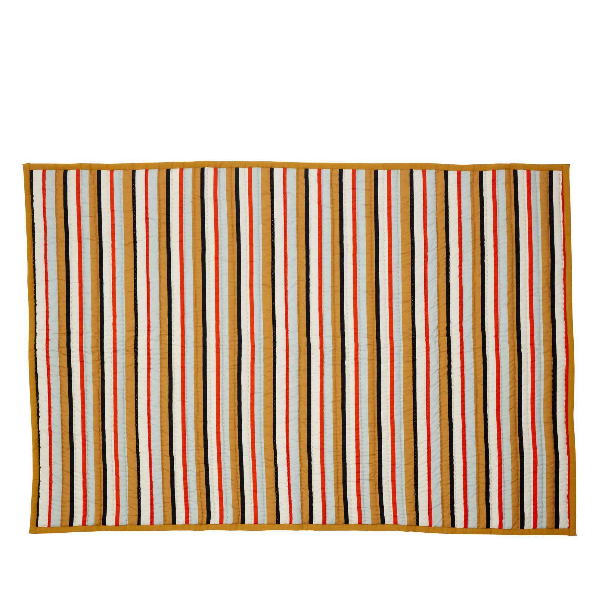 Hübsch Pavilion Plaid Stripe Ochre/Multicolour