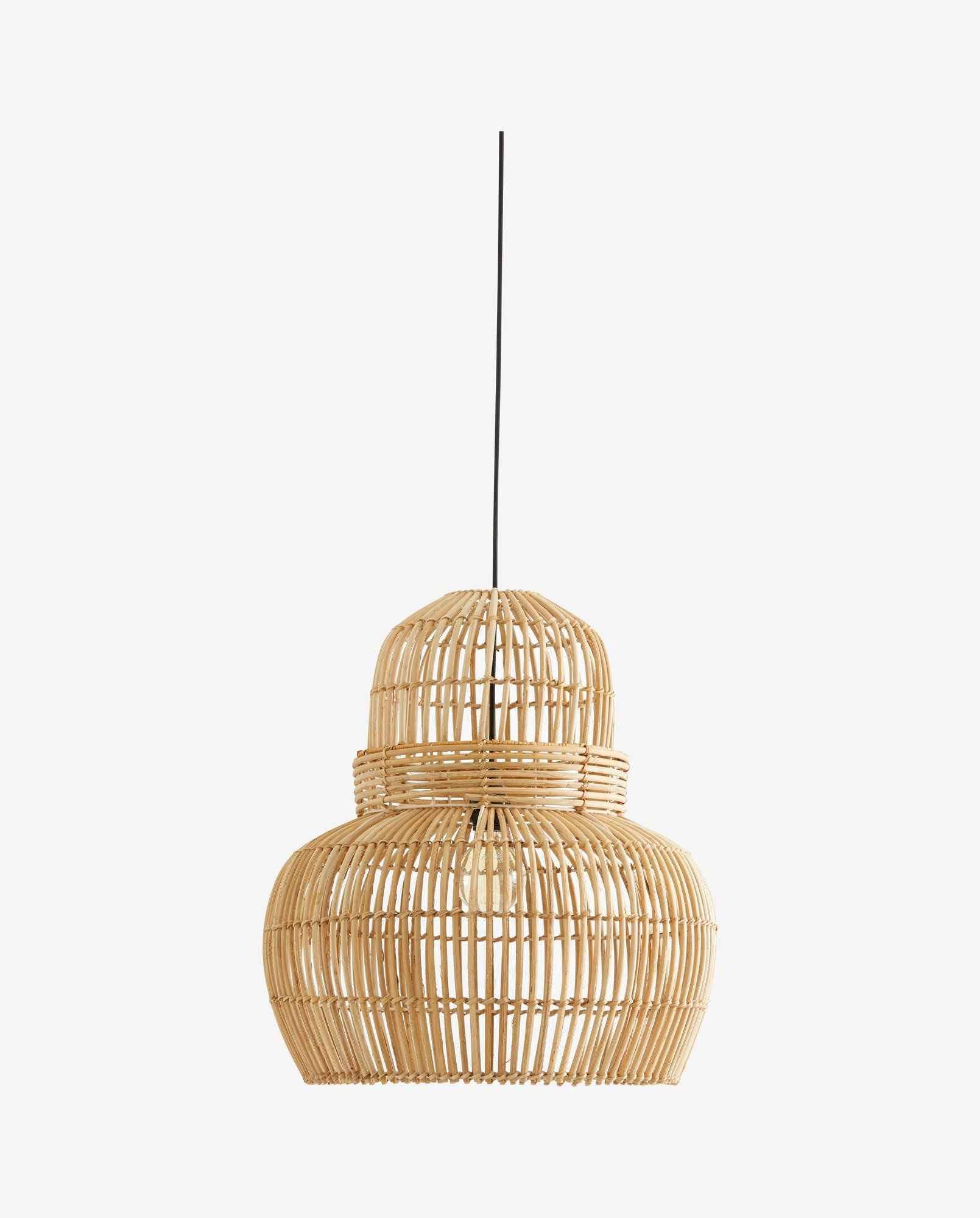 BUDVA lamp shade, rattan