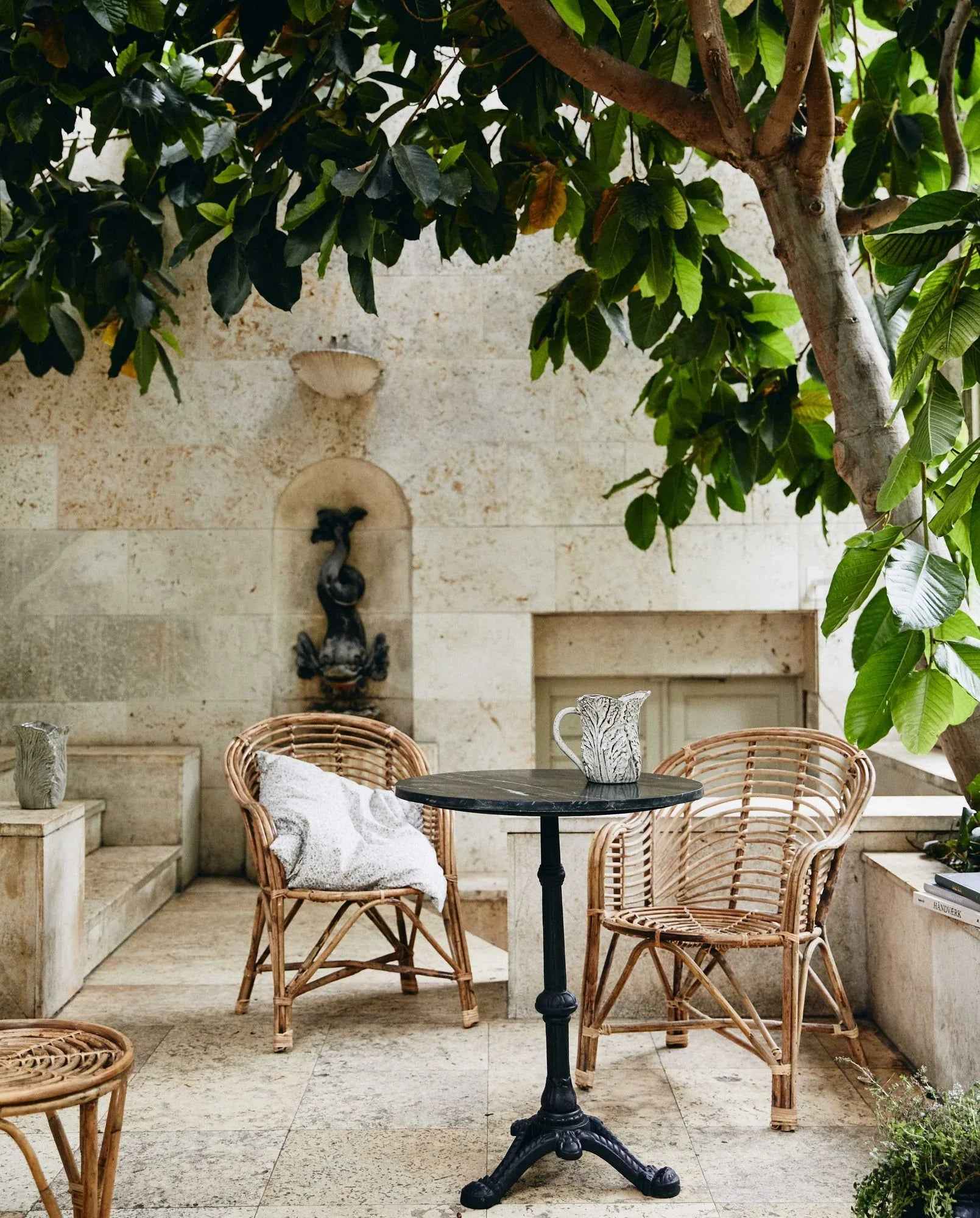 CANIA bamboo chair, natural