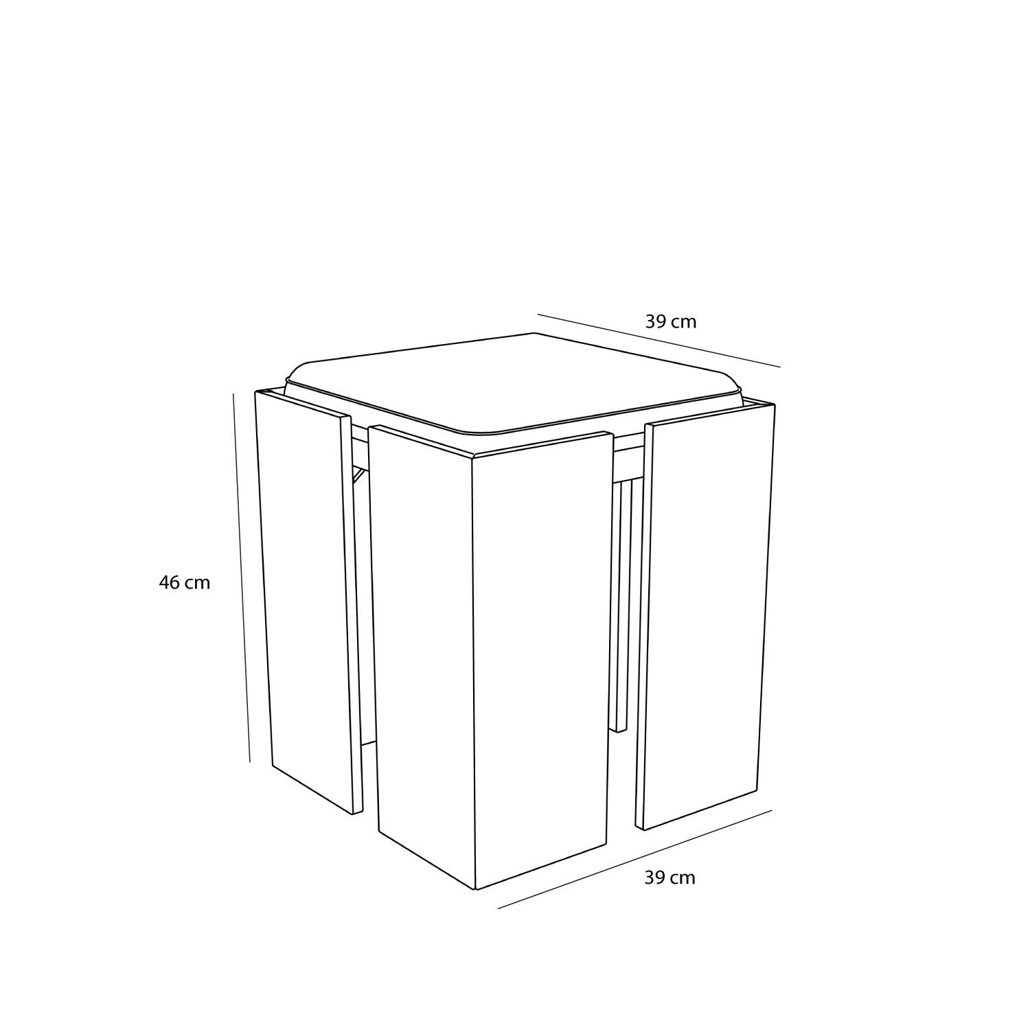 Forma Stool Sand/Natural - Bambuá