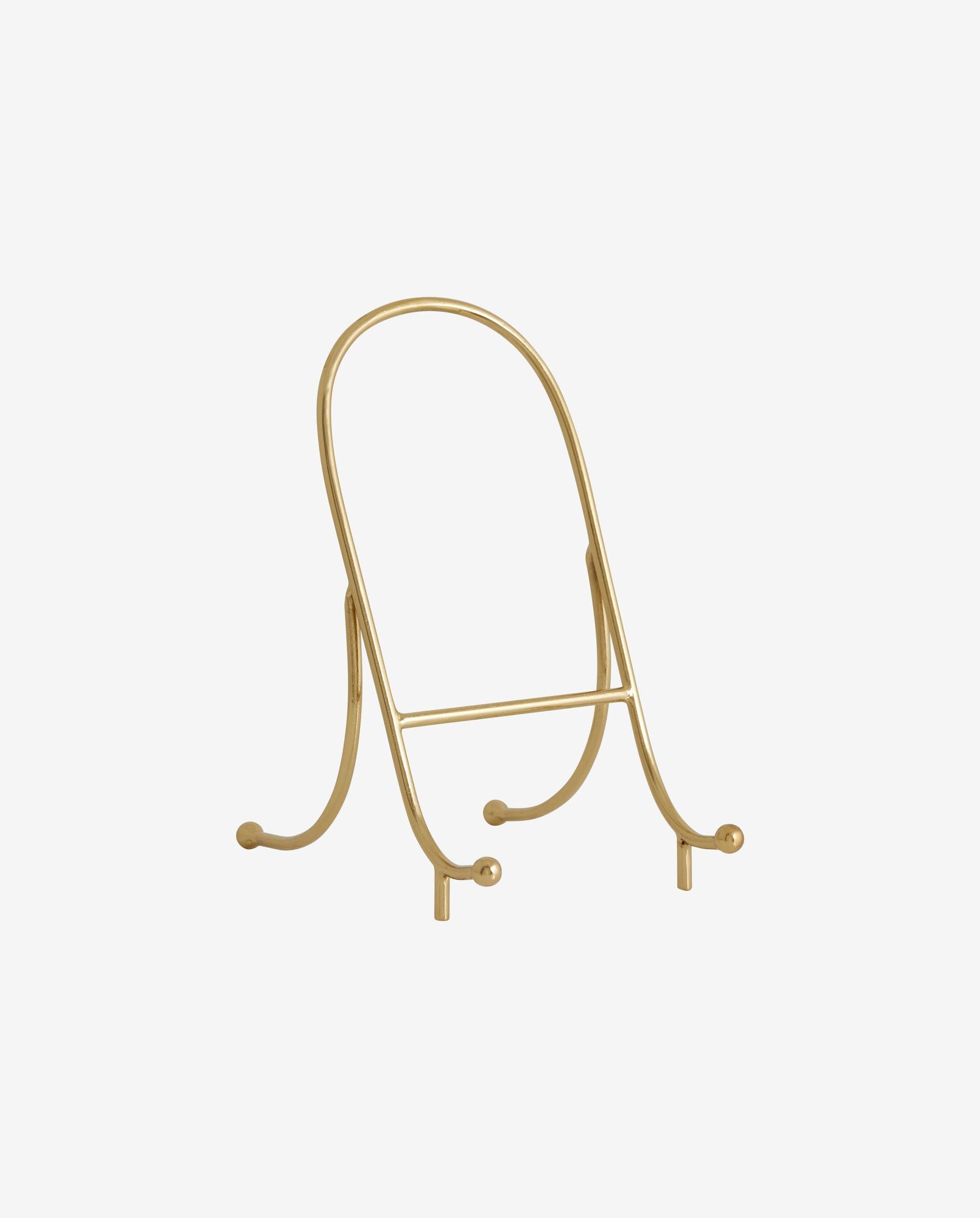 FAILA book stand, iron - golden finish - Bambuá