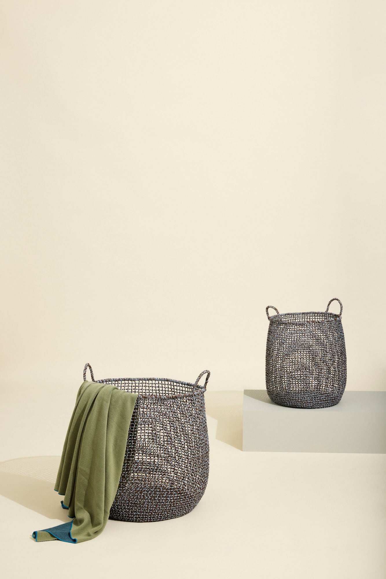 Mist Baskets Brown/Blue (set of 2) - Bambuá
