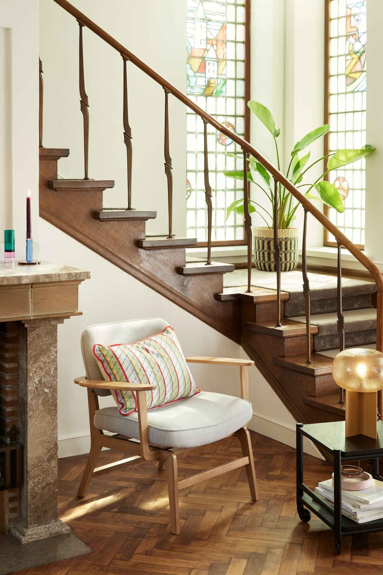 Podium Table Lamp Amber