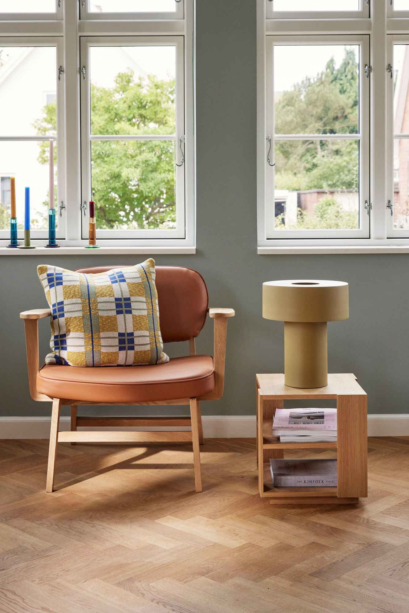 Aki Table Lamp Khaki - Bambuá