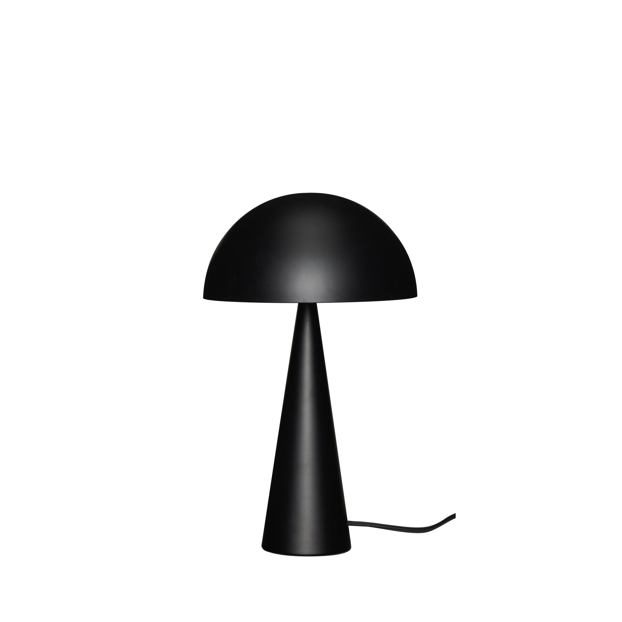 Mush Table Lamp Tall Matt Black