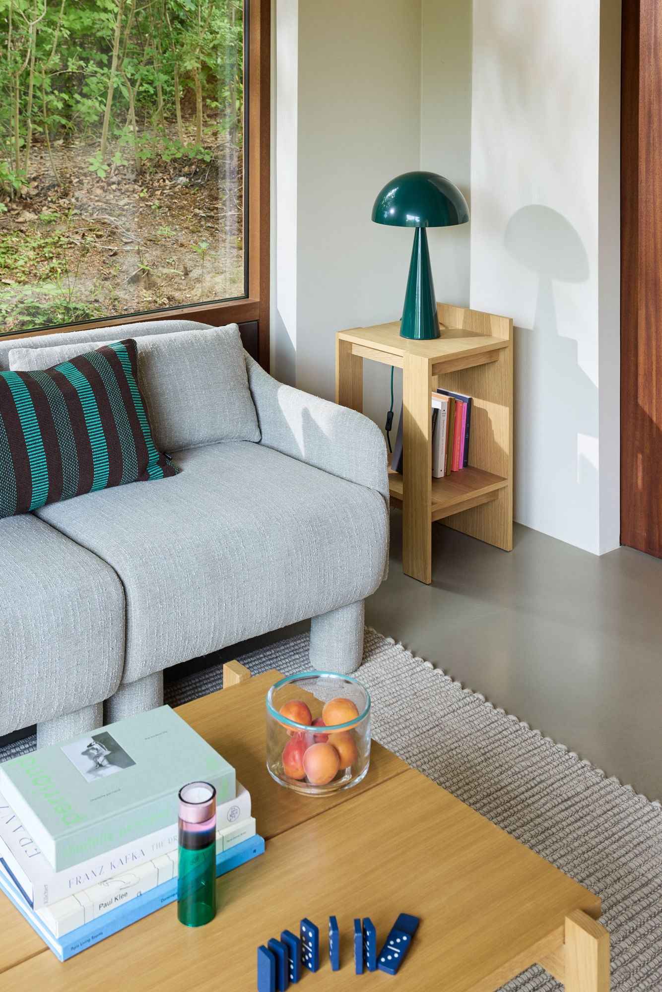 Mush Table Lamp Tall Dark green