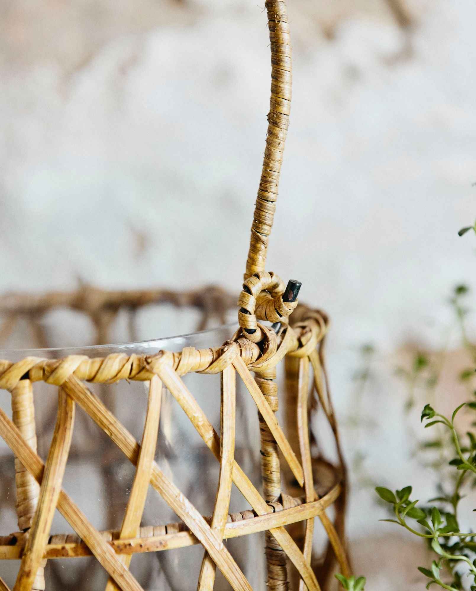 GHIZO lantern, glass, medium