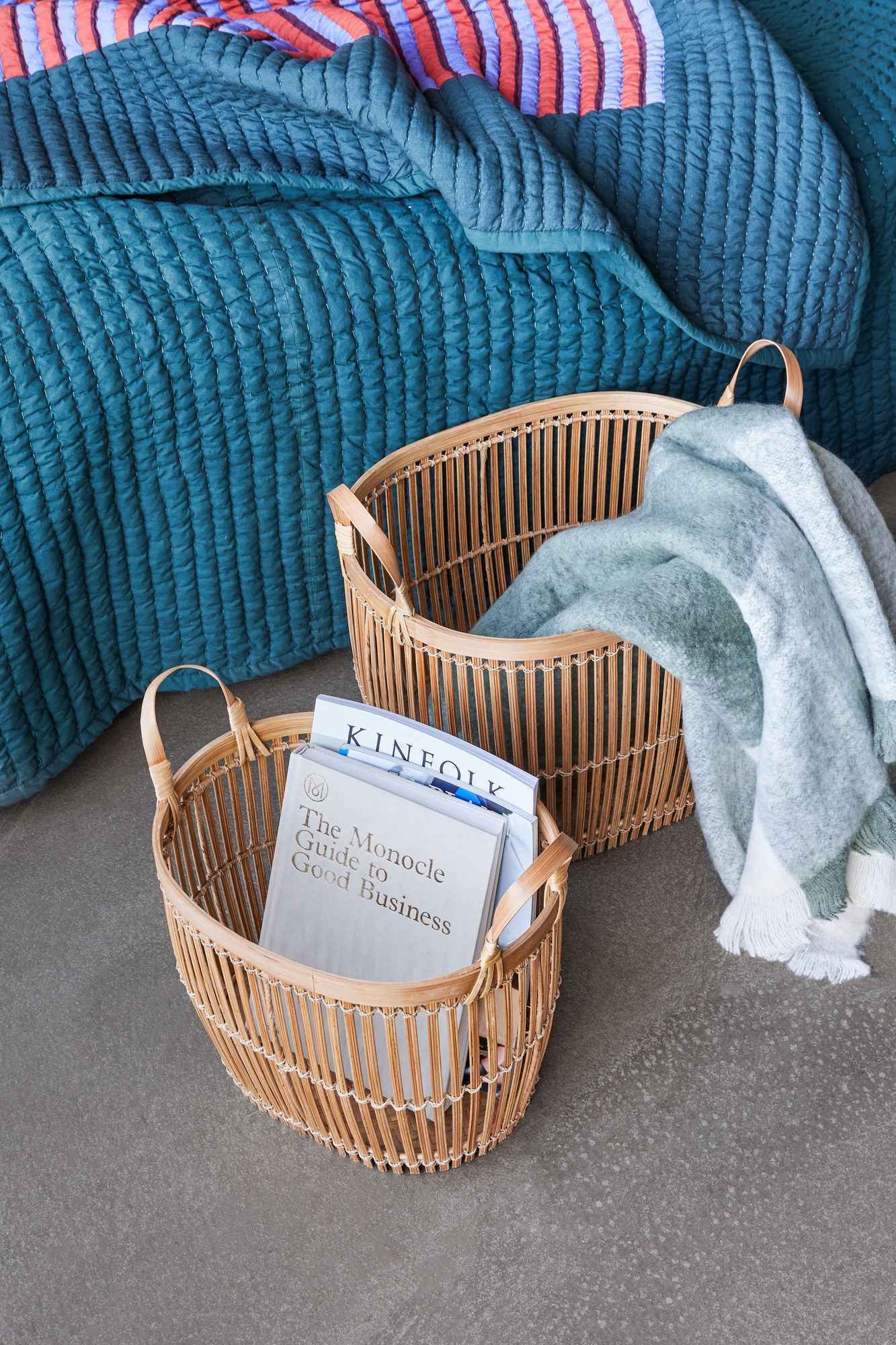 Hübsch Vantage Baskets Small Natural (set of 2)