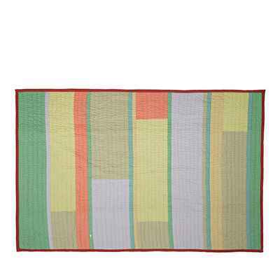 Hübsch Pavilion Plaid Block Coral/Multicolour