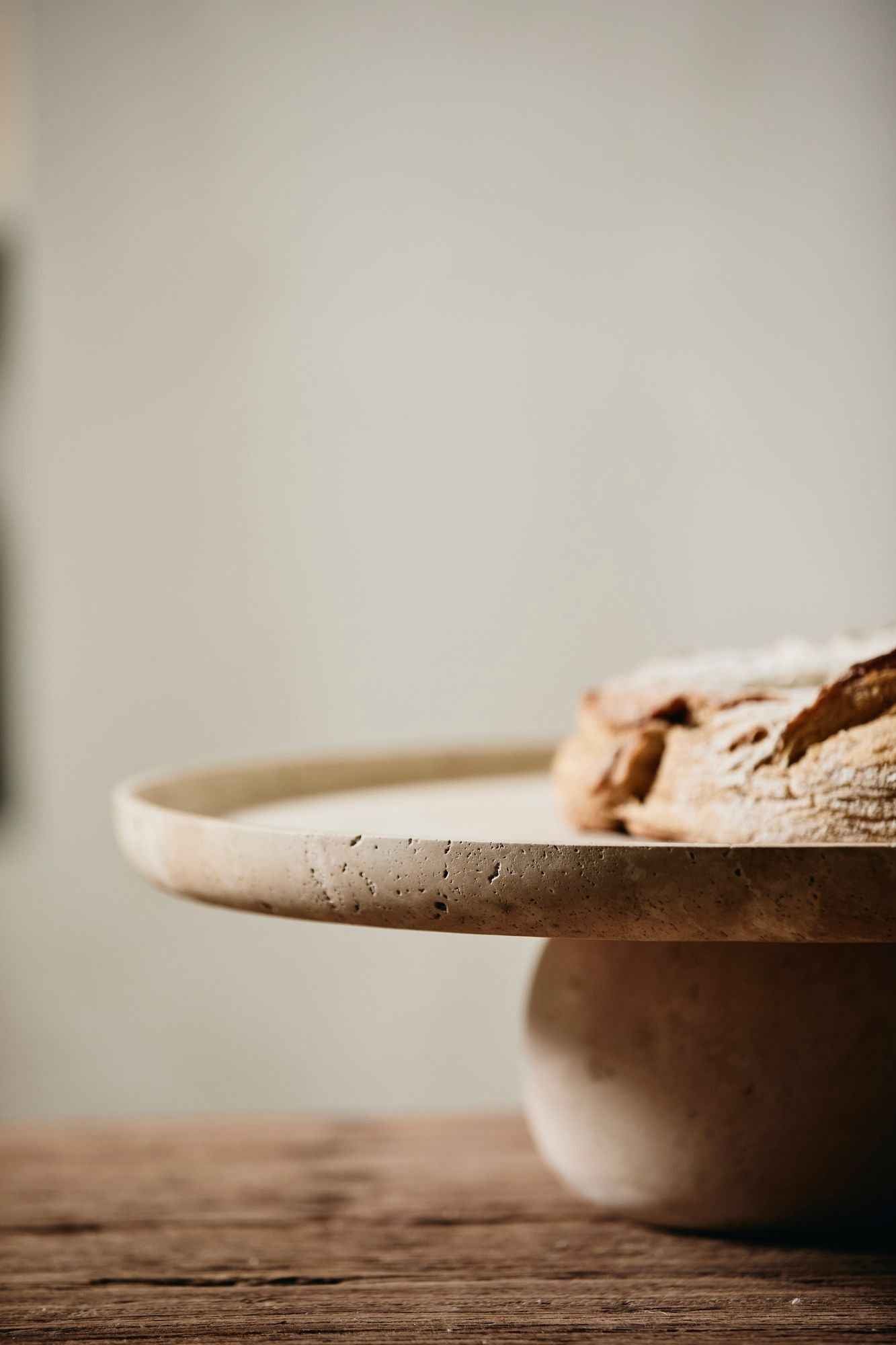 MASA tray on foot - ivory