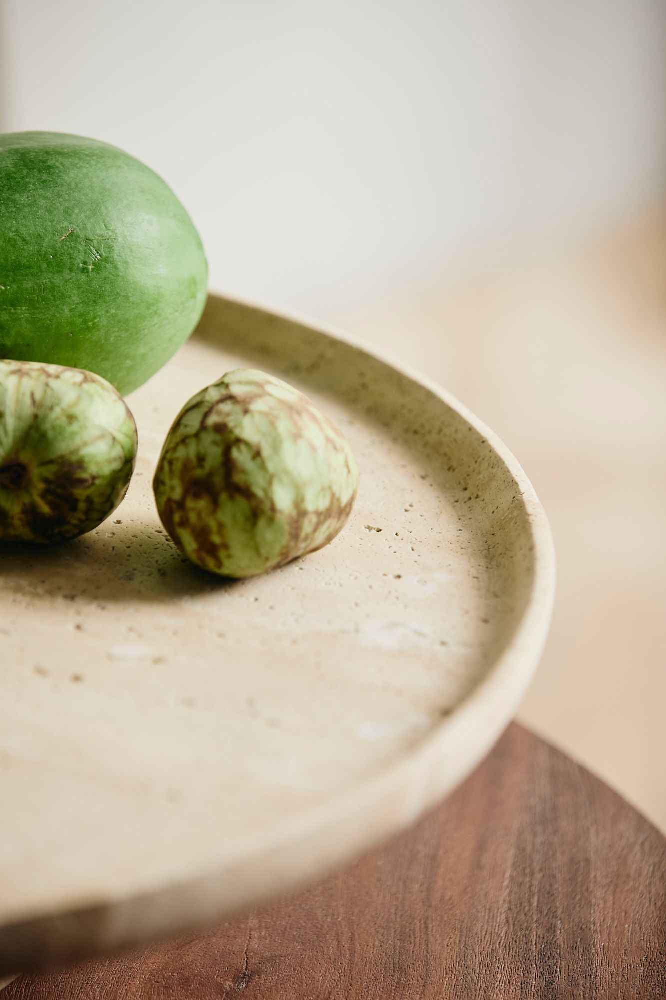 MASA tray on foot - ivory