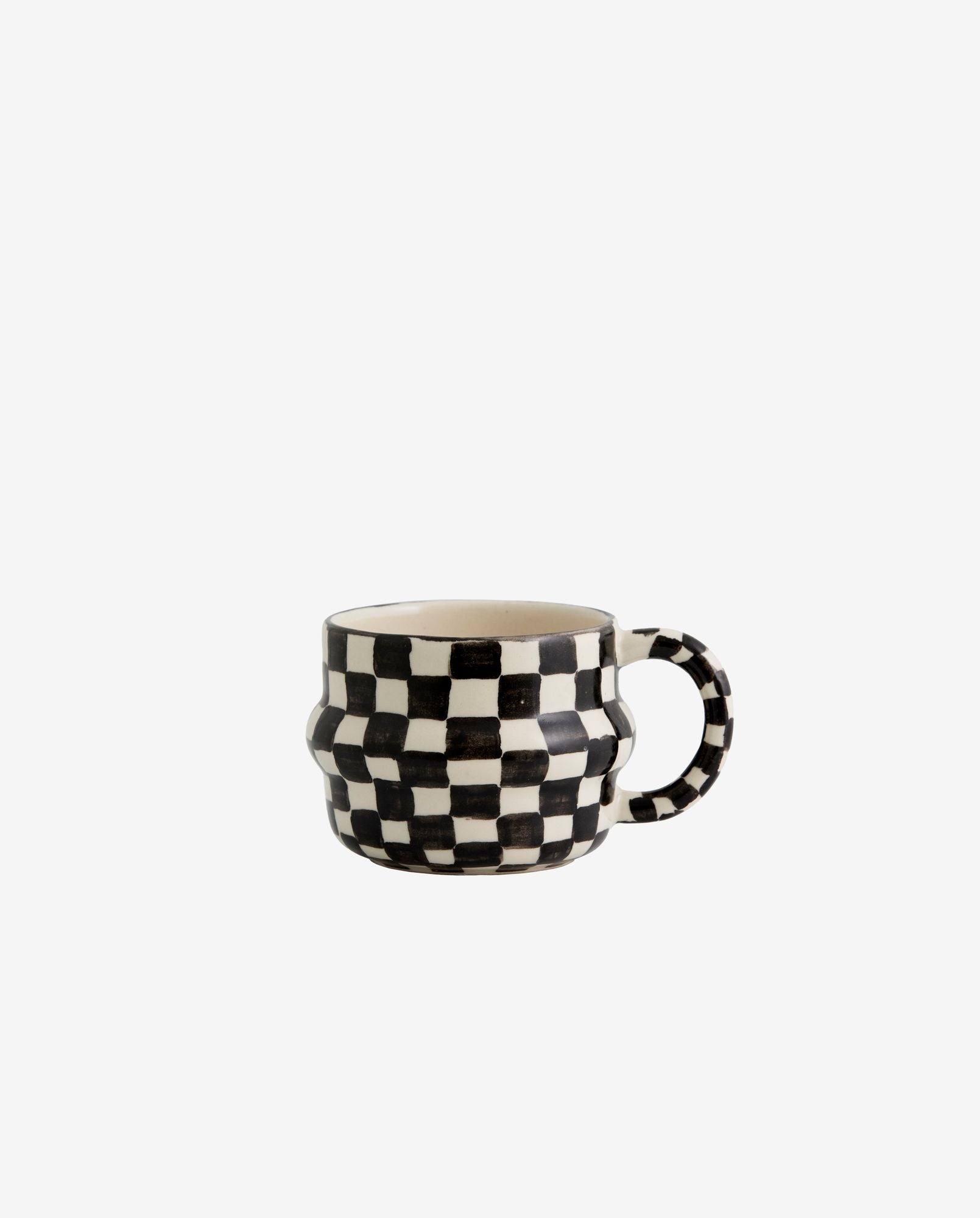 YSIA cup, check - black/ivory - Bambuá
