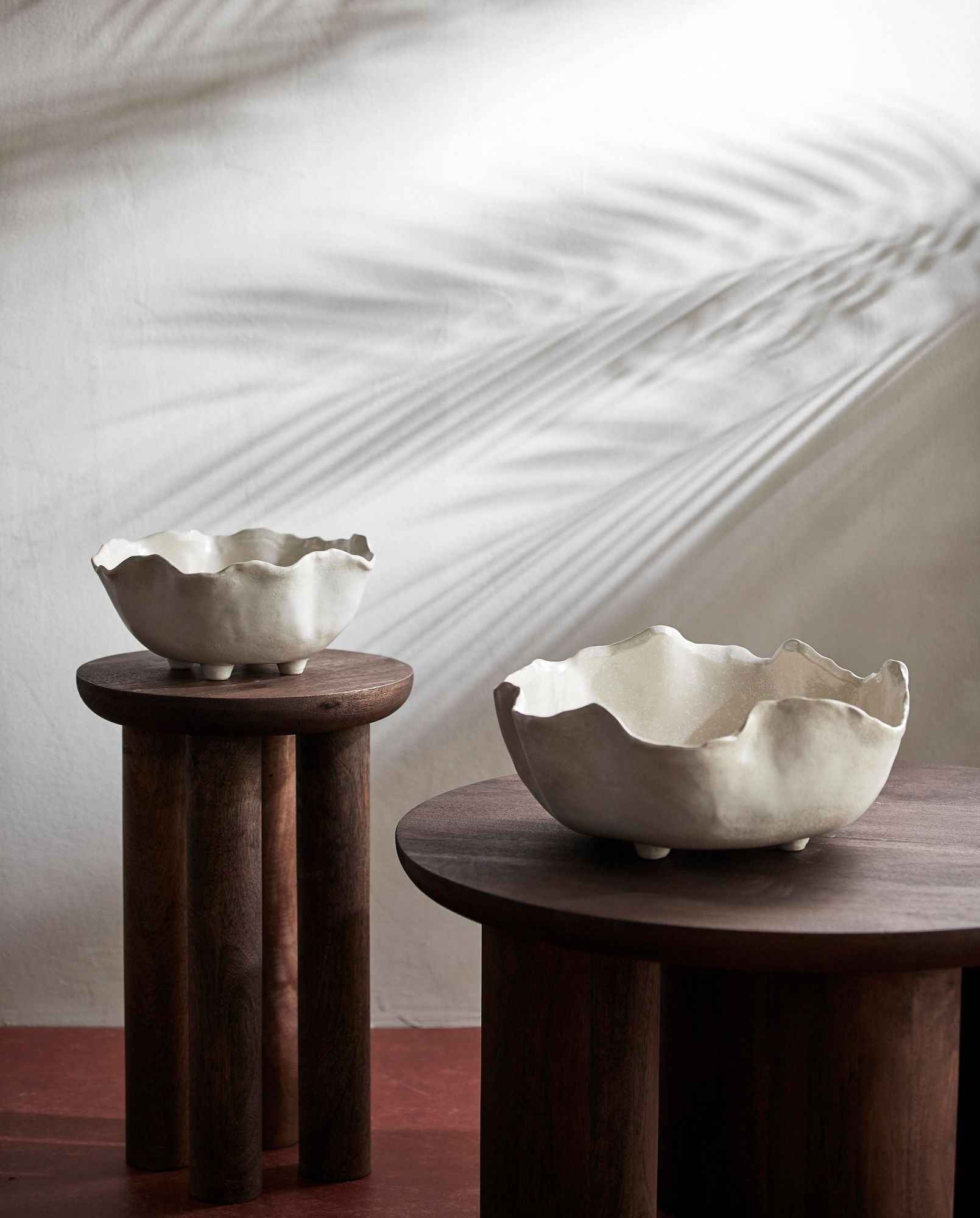 HELIN side table - dark brown