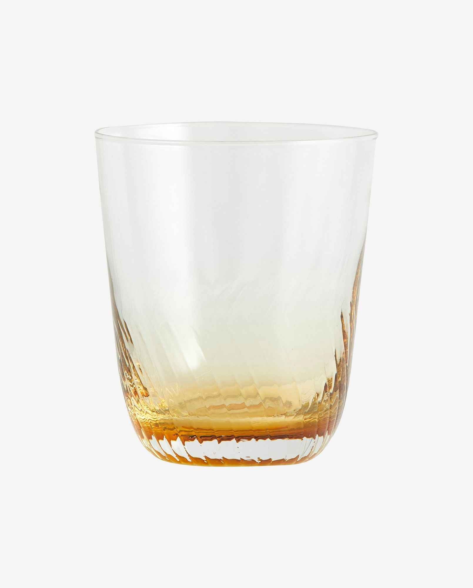 GARO drinking glass, amber