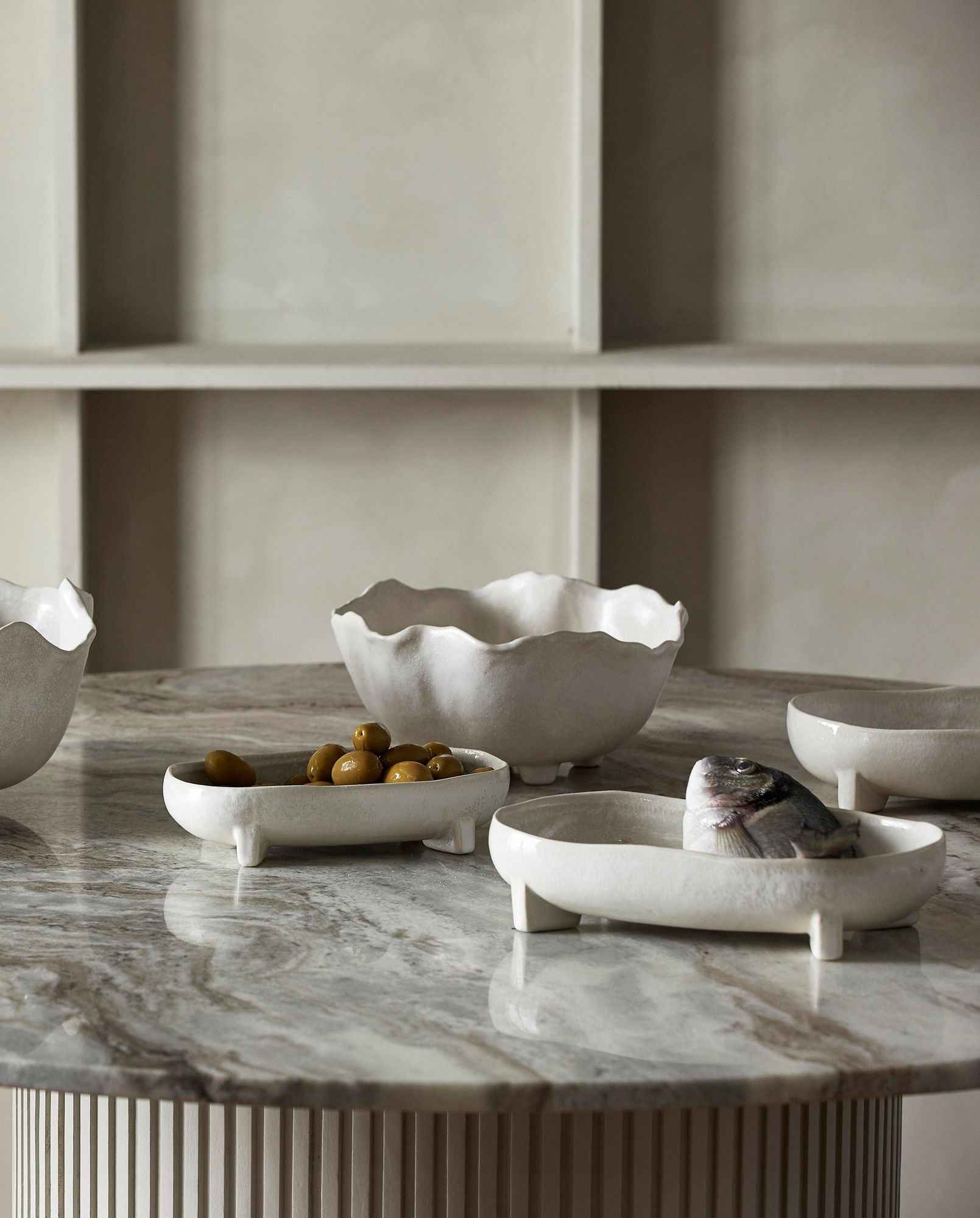 PEMBA tray, S, offwhite