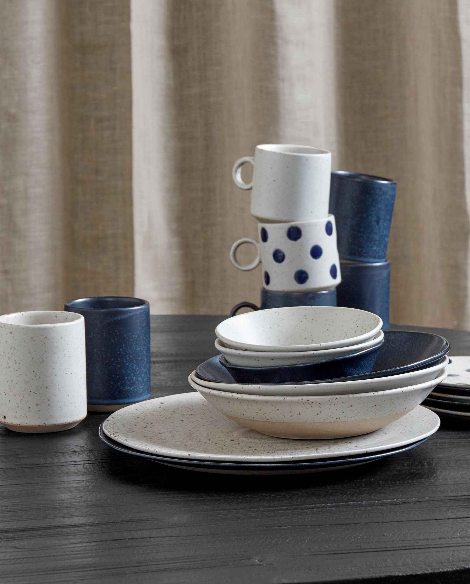 GRAINY soup plate, sand