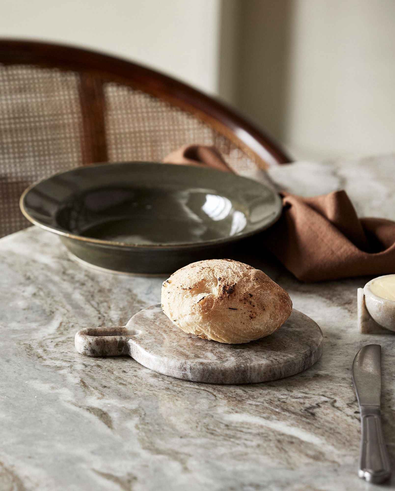 GRAWA deep plate, dark green