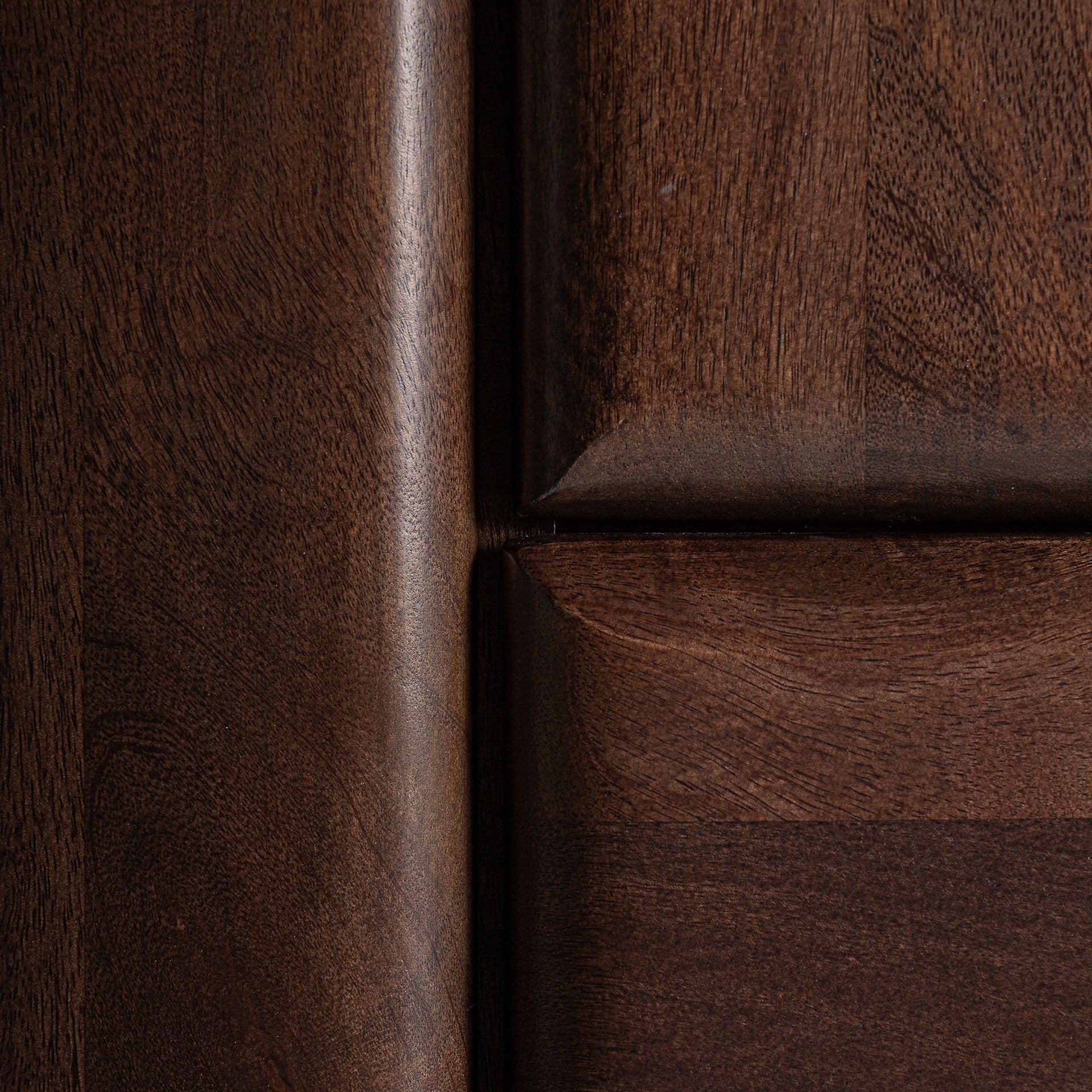 Craigh Wardrobe – Contemporary Mango Wood and Steel Storage Cabinet - Bambuá