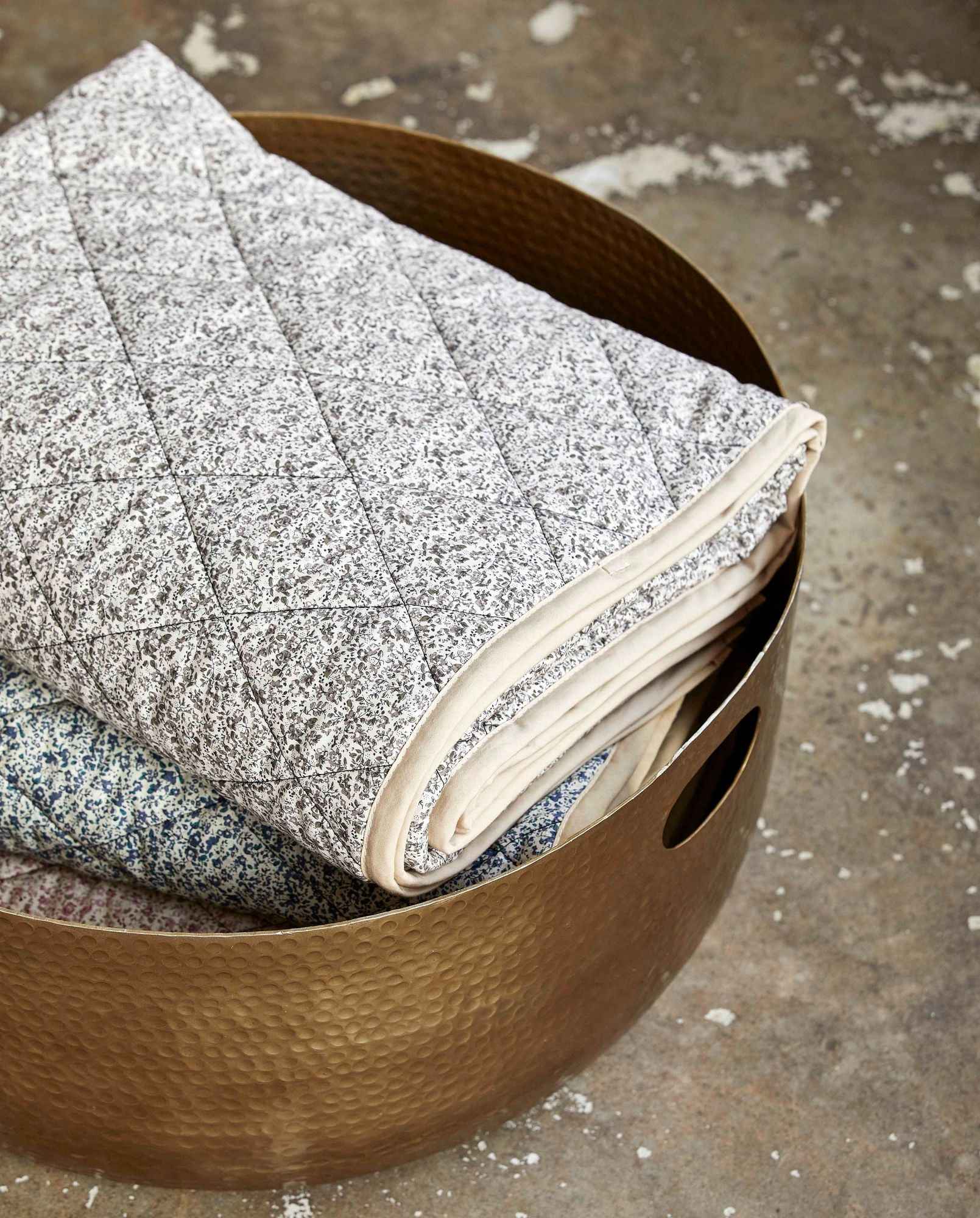 LAIKA round tray, L - golden finish