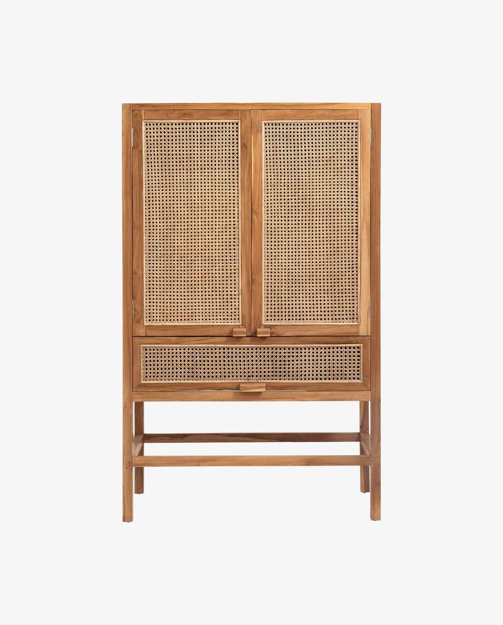 MERGE cabinet, nature w/rattan