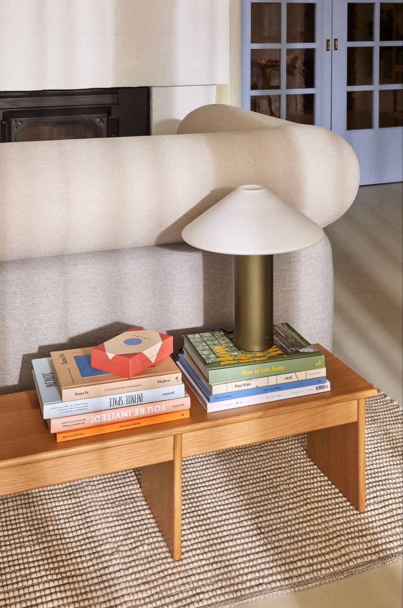 Poppy Rug Large Grey/White