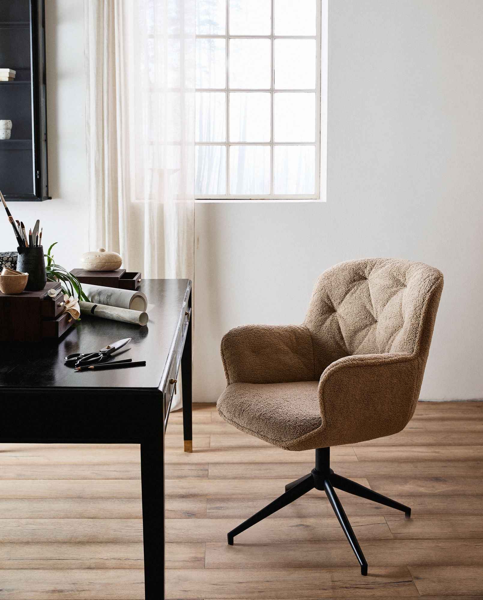 LEA office chair - beige - Bambuá