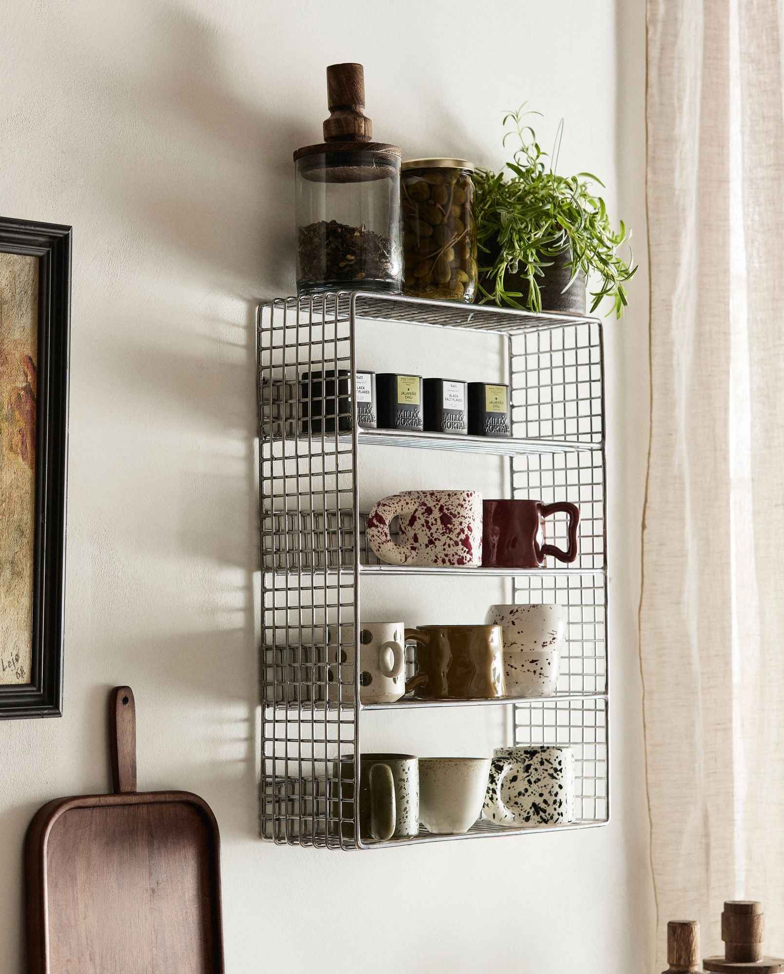 KIKORI shelf - chrome finish